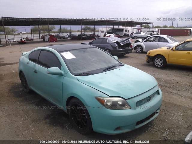 JTKDE167170151087 - 2007 TOYOTA SCION TC 青色 照片 1