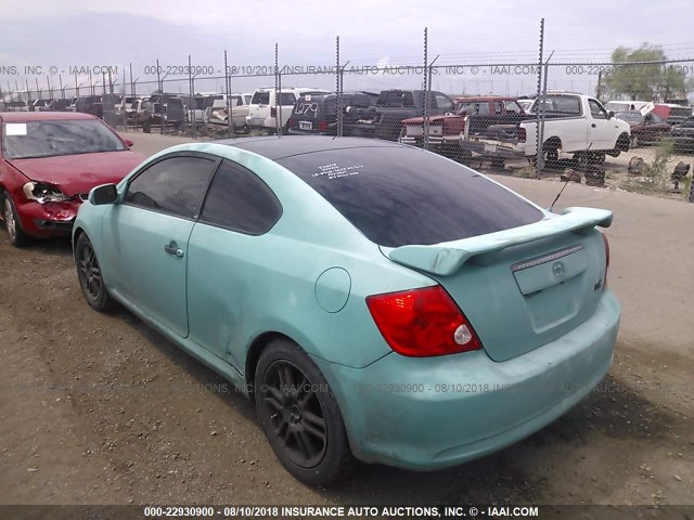 JTKDE167170151087 - 2007 TOYOTA SCION TC TEAL photo 3