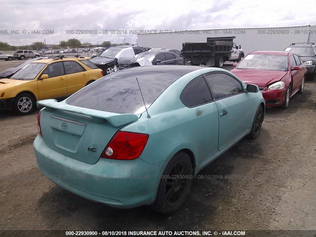 JTKDE167170151087 - 2007 TOYOTA SCION TC 青色 照片 4