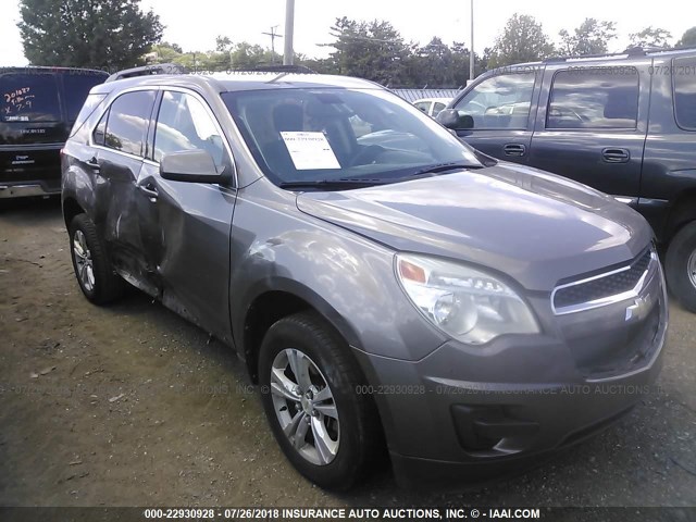 2CNALDEC8B6208476 - 2011 CHEVROLET EQUINOX LT BROWN photo 1