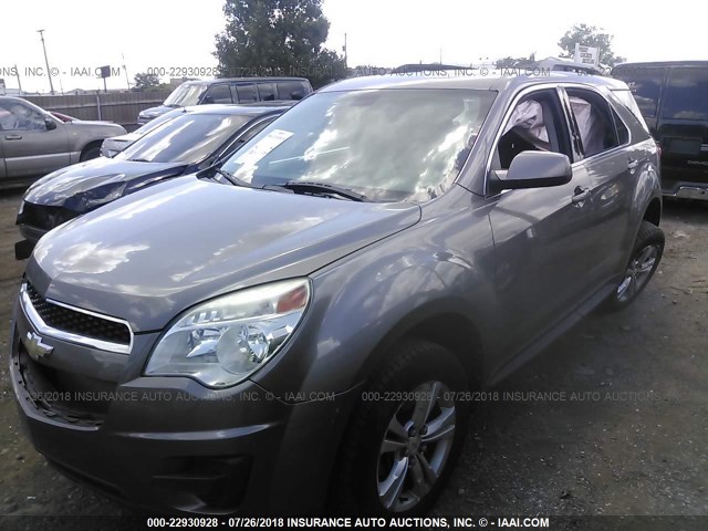 2CNALDEC8B6208476 - 2011 CHEVROLET EQUINOX LT BROWN photo 2