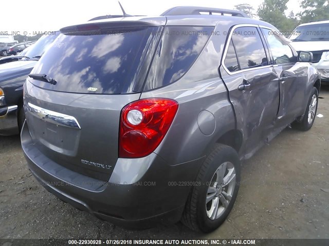 2CNALDEC8B6208476 - 2011 CHEVROLET EQUINOX LT BROWN photo 4