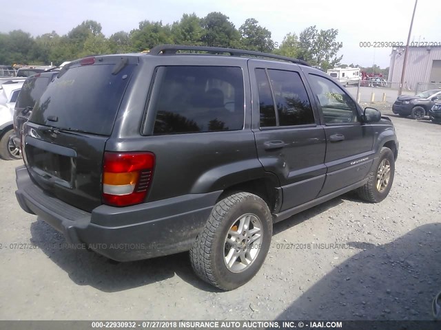 1J4GW48S64C335420 - 2004 JEEP GRAND CHEROKEE LAREDO/COLUMBIA/FREEDOM 灰色 照片 4
