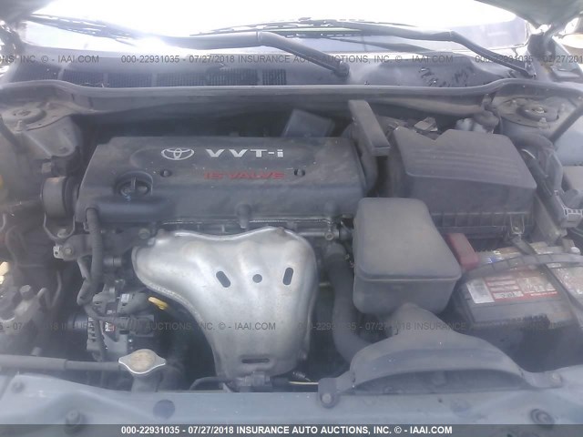 4T1BE46K57U695777 - 2007 TOYOTA CAMRY NEW GENERAT CE/LE/XLE/SE BLUE photo 10