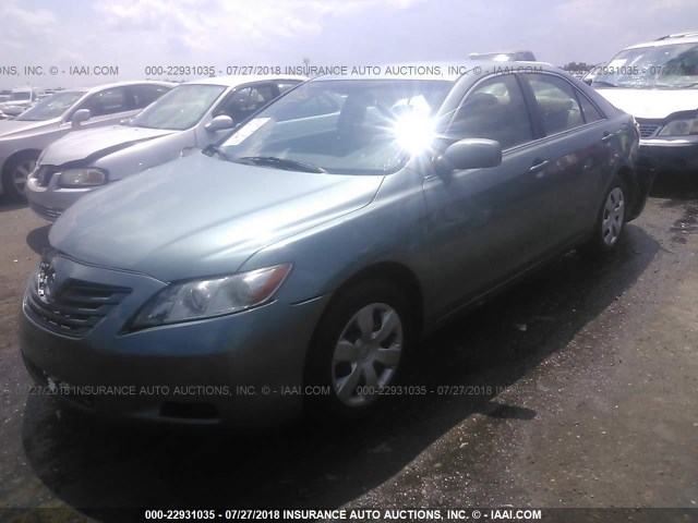 4T1BE46K57U695777 - 2007 TOYOTA CAMRY NEW GENERAT CE/LE/XLE/SE BLUE photo 2