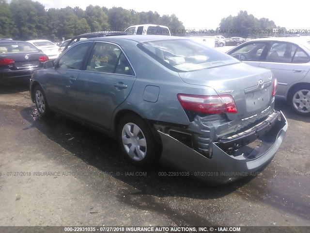 4T1BE46K57U695777 - 2007 TOYOTA CAMRY NEW GENERAT CE/LE/XLE/SE BLUE photo 3