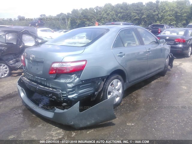 4T1BE46K57U695777 - 2007 TOYOTA CAMRY NEW GENERAT CE/LE/XLE/SE BLUE photo 4