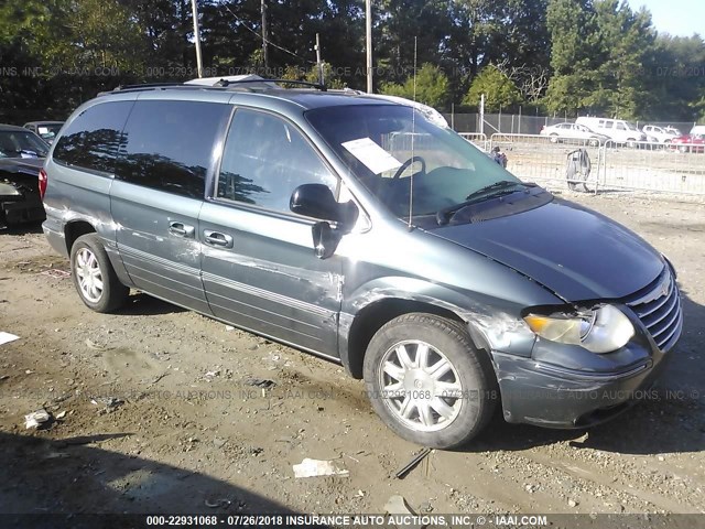 2C4GP54L95R243394 - 2005 CHRYSLER TOWN & COUNTRY TOURING GREEN photo 1