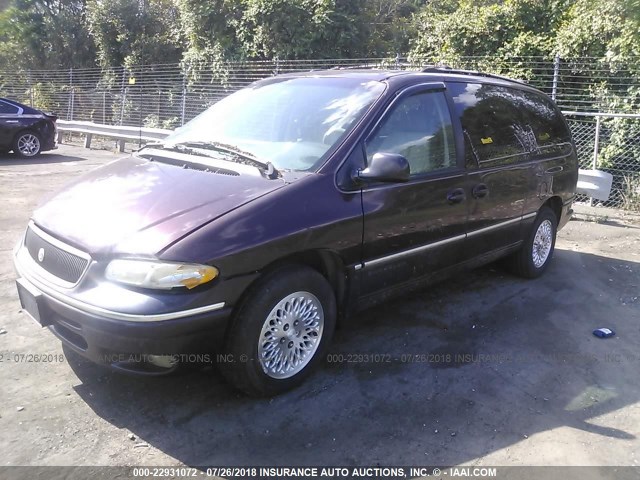 1C4GP64L4TB271332 - 1996 CHRYSLER TOWN & COUNTRY LXI MAROON photo 2