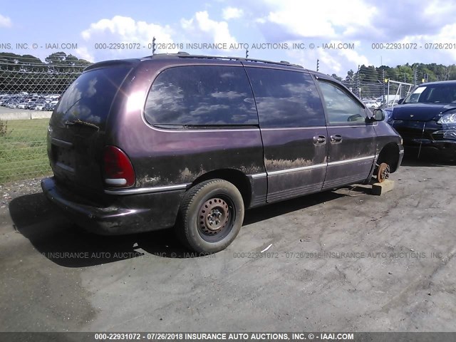 1C4GP64L4TB271332 - 1996 CHRYSLER TOWN & COUNTRY LXI MAROON photo 4