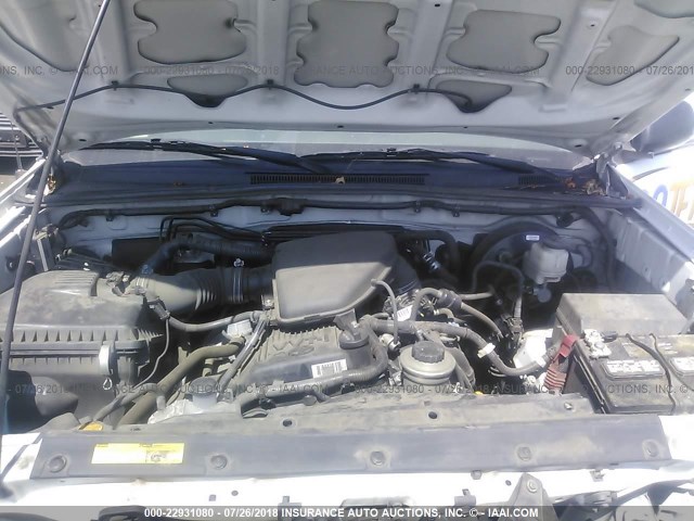 5TFTX4CN2FX052981 - 2015 TOYOTA TACOMA ACCESS CAB Weiß Foto 10