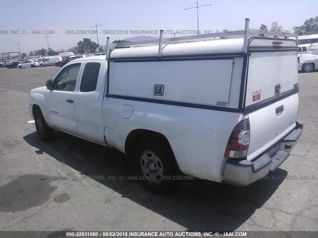 5TFTX4CN2FX052981 - 2015 TOYOTA TACOMA ACCESS CAB Weiß Foto 3