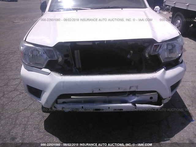 5TFTX4CN2FX052981 - 2015 TOYOTA TACOMA ACCESS CAB Weiß Foto 6