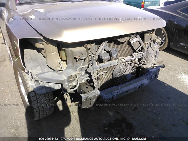 5N1AA08B44N711616 - 2004 NISSAN ARMADA SE/LE GOLD photo 6