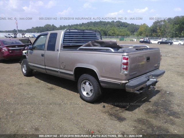 2GTEC19KXS1576810 - 1995 GMC SIERRA C1500 TAN photo 3