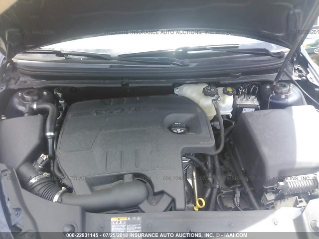 1G1ZC5E13BF237863 - 2011 CHEVROLET MALIBU 1LT მუქი ლურჯი ფოტო 10