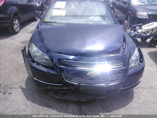 1G1ZC5E13BF237863 - 2011 CHEVROLET MALIBU 1LT მუქი ლურჯი ფოტო 6