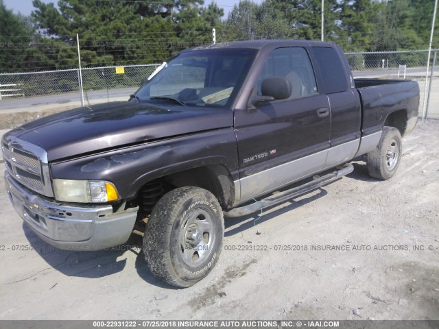 1B7HF13Z9WJ178106 - 1998 DODGE RAM 1500 Dark Brown photo 2