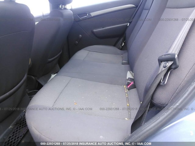 KL1TD56637B128507 - 2007 CHEVROLET AVEO LS BLUE photo 5