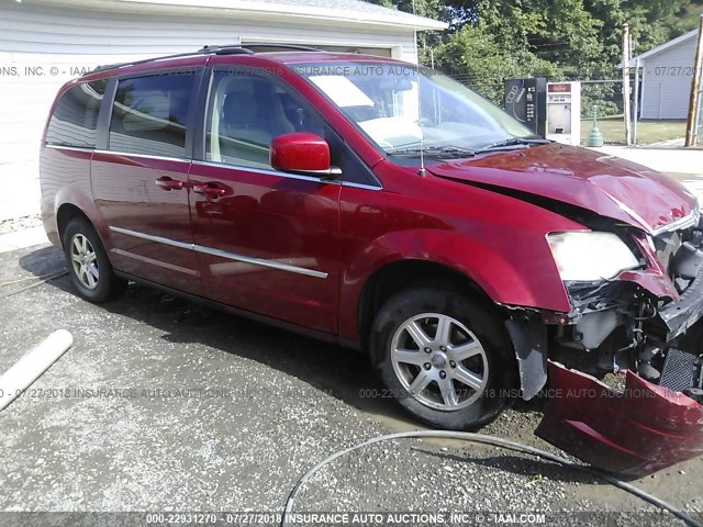 2A8HR54159R678859 - 2009 CHRYSLER TOWN & COUNTRY TOURING MAROON photo 1