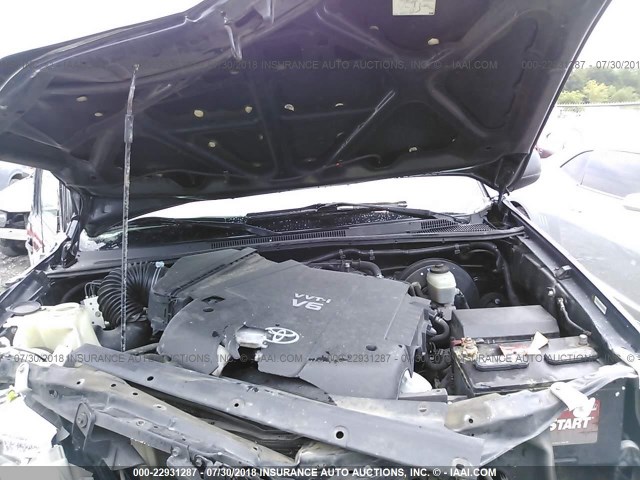 3TMLU42N27M009176 - 2007 TOYOTA TACOMA DOUBLE CAB 黑色 照片 10