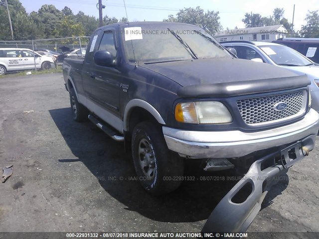 1FTPX28L5XNB81002 - 1999 FORD F250 BLUE photo 1