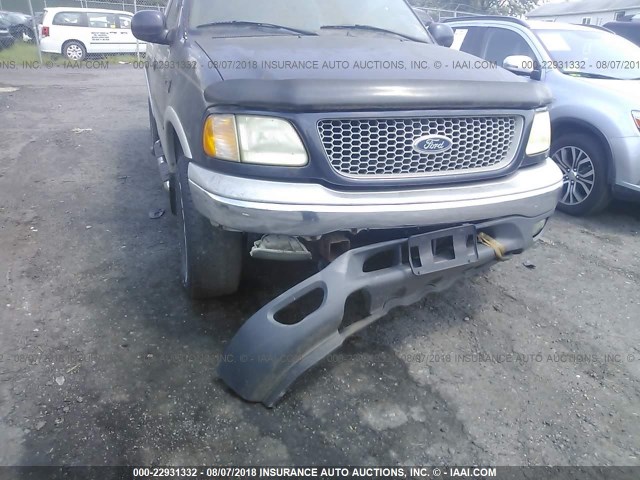 1FTPX28L5XNB81002 - 1999 FORD F250 BLUE photo 6