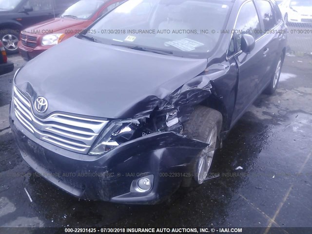 4T3ZE11A19U002855 - 2009 TOYOTA VENZA GRAY photo 6