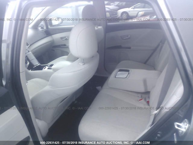 4T3ZE11A19U002855 - 2009 TOYOTA VENZA GRAY photo 8