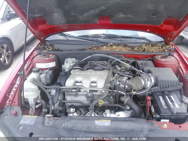 1G2NF52E43C231002 - 2003 PONTIAC GRAND AM SE1 RED photo 10