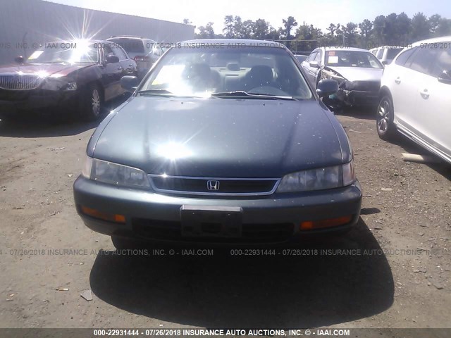 JHMCD5635VC001195 - 1997 HONDA ACCORD LX/EX GREEN photo 6