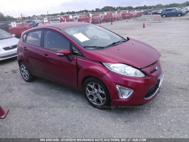 3FADP4FJ0BM113361 - 2011 FORD FIESTA SES RED photo 1