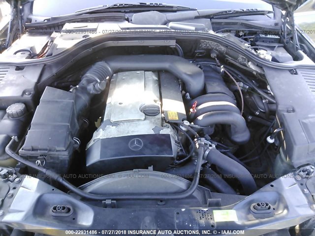 WDBGA33E7SA191710 - 1995 MERCEDES-BENZ S 320 GRAY photo 10