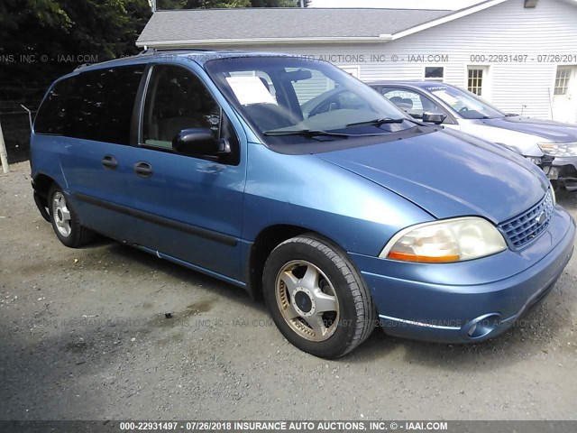 2FMDA51433BA29570 - 2003 FORD WINDSTAR LX BLUE photo 1