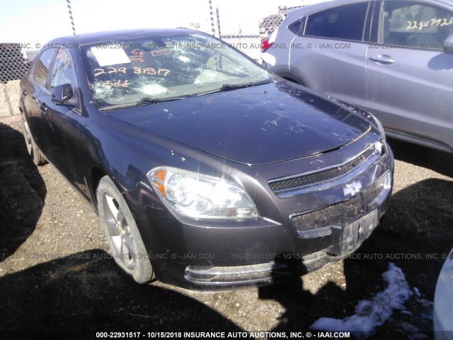 1G1ZC5EU7BF140207 - 2011 CHEVROLET MALIBU 1LT GRAY photo 1