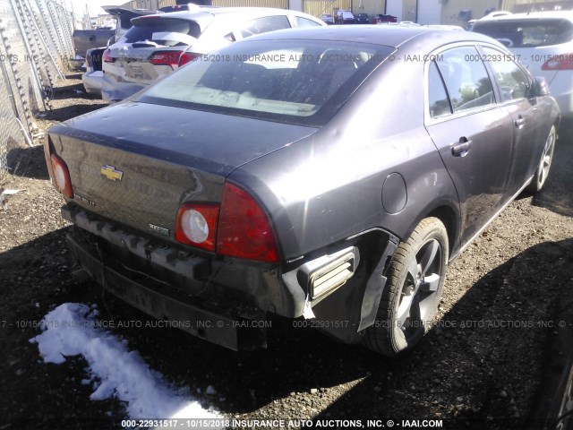 1G1ZC5EU7BF140207 - 2011 CHEVROLET MALIBU 1LT GRAY photo 4