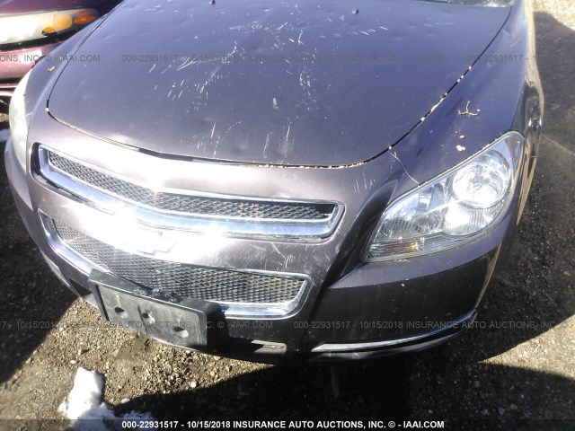 1G1ZC5EU7BF140207 - 2011 CHEVROLET MALIBU 1LT GRAY photo 6