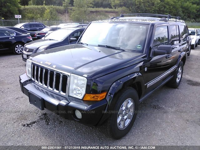 1J8HG582X6C295755 - 2006 JEEP COMMANDER LIMITED BLACK photo 2