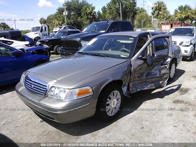 2FAFP74W34X184439 - 2004 FORD CROWN VICTORIA LX TAN photo 2