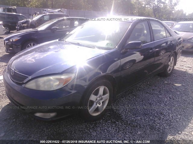 4T1BE32K53U655337 - 2003 TOYOTA CAMRY LE/XLE/SE 海军蓝 照片 2