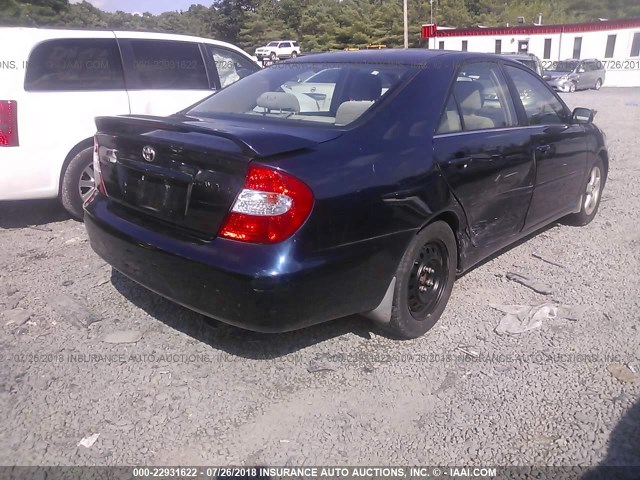 4T1BE32K53U655337 - 2003 TOYOTA CAMRY LE/XLE/SE 海军蓝 照片 4