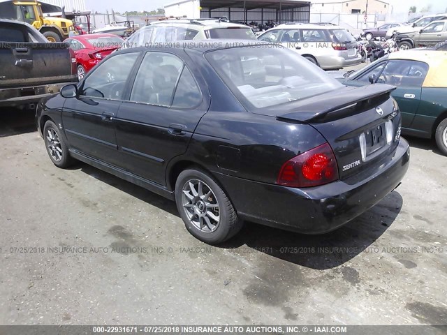 3N1AB51A96L511997 - 2006 NISSAN SENTRA SE-R SPEC V BLACK photo 3