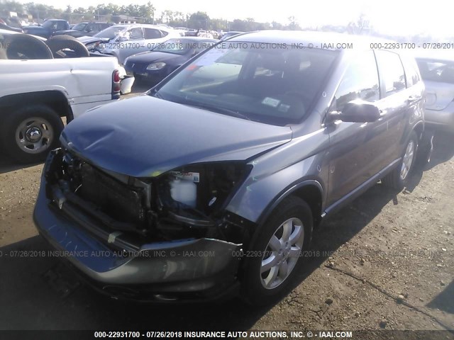 JHLRE4H44BC005469 - 2011 HONDA CR-V SE GRAY photo 2