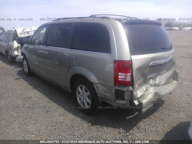 2A8HR54P58R694742 - 2008 CHRYSLER TOWN & COUNTRY TOURING GOLD photo 3