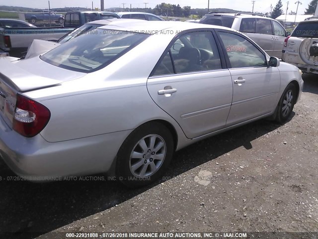 4T1BE32K83U658460 - 2003 TOYOTA CAMRY LE/XLE/SE 银色 照片 4