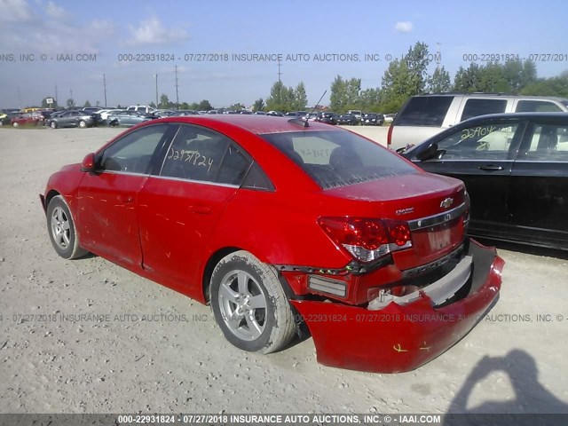 1G1PE5SB6G7104952 - 2016 CHEVROLET CRUZE LIMITED LT RED photo 3