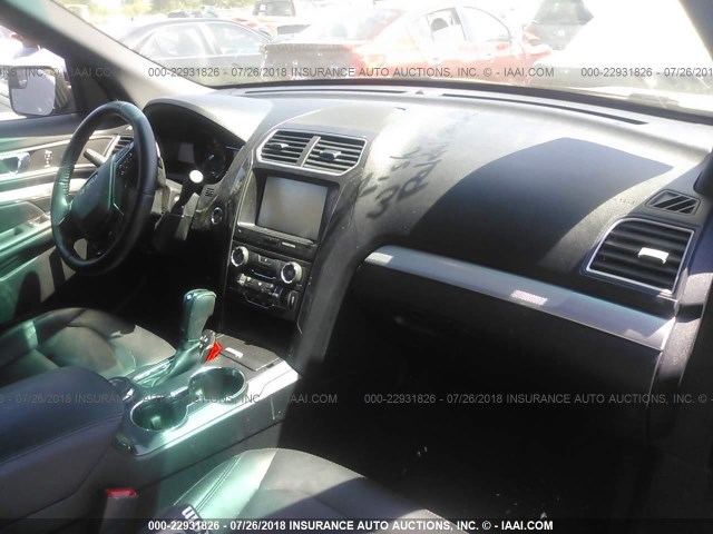 1FM5K8D86GGD18104 - 2016 FORD EXPLORER XLT ნარინჯისფერი ფოტო 5