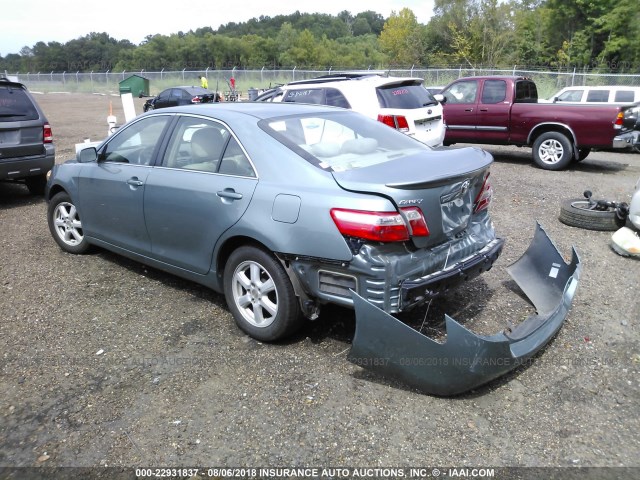 4T1BE46K57U704204 - 2007 TOYOTA CAMRY NEW GENERAT CE/LE/XLE/SE GREEN photo 3