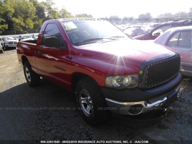 1D7HA16K15J618949 - 2005 DODGE RAM 1500 ST RED photo 1