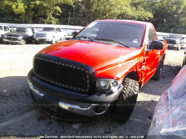 1D7HA16K15J618949 - 2005 DODGE RAM 1500 ST RED photo 2